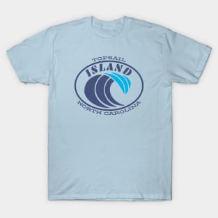 Topsail Island, NC Waves on the Shore T-Shirt